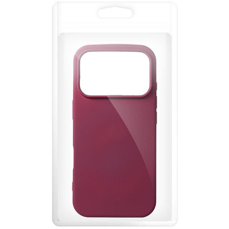 Etui til Apple iPhone 18 Pro Max / 17 Pro Max, OEM, silikone, bordeauxfarvet