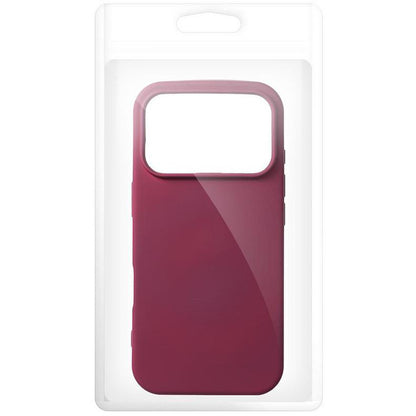 Etui til Apple iPhone 18 Pro Max / 17 Pro Max, OEM, silikone, bordeauxfarvet