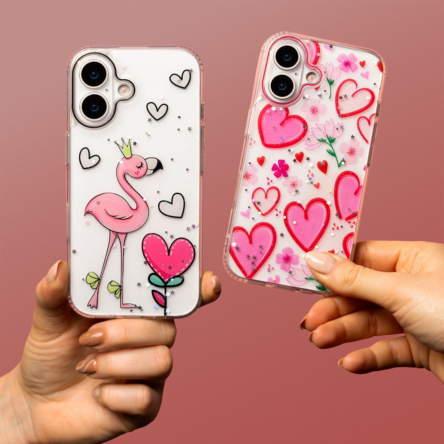 Case for Apple iPhone 17 Pro Max, OEM, Ultra Trendy Love 2, Multicolor