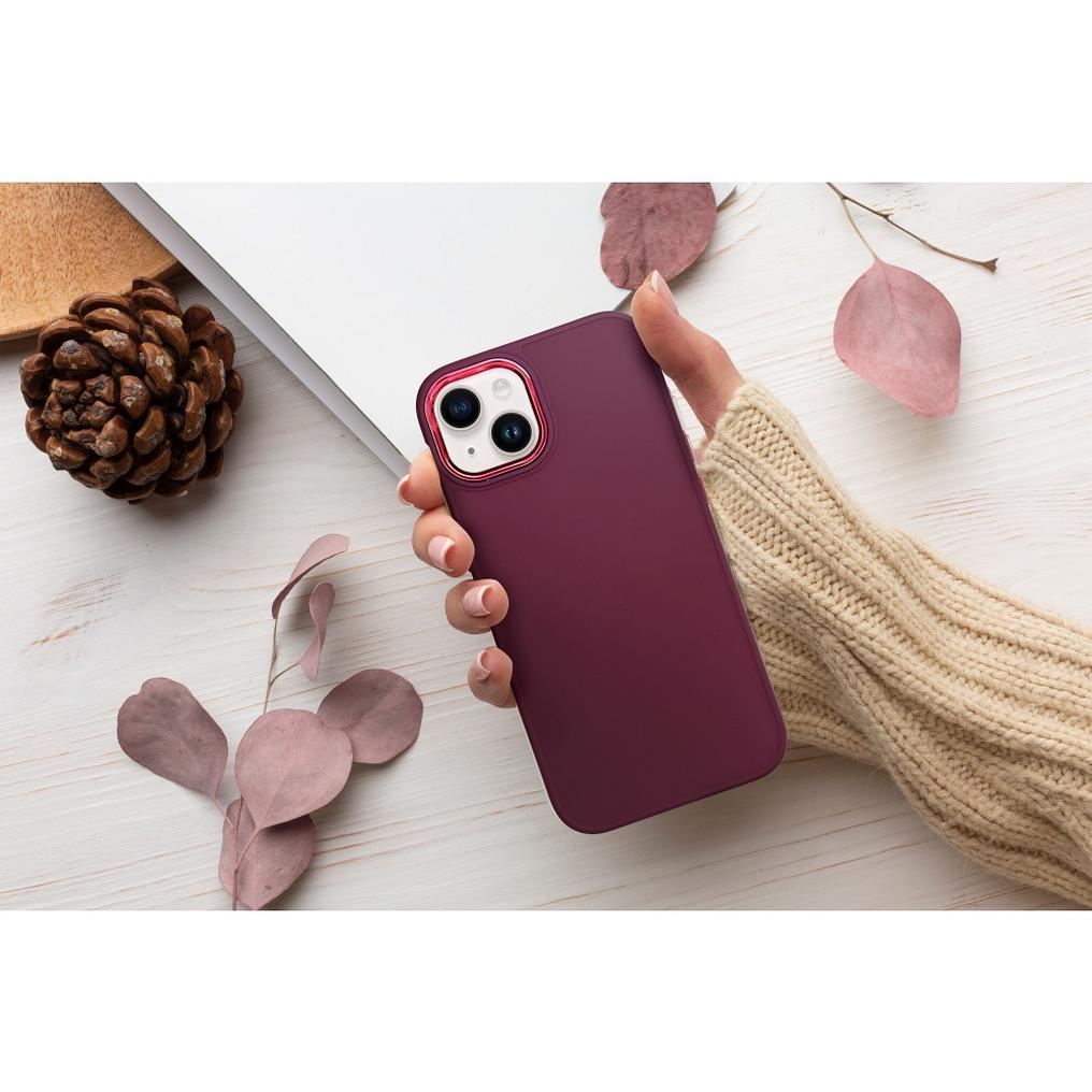 Etui til Apple iPhone 18 Pro / iPhone 17 Pro, OEM, Frame, vinrød