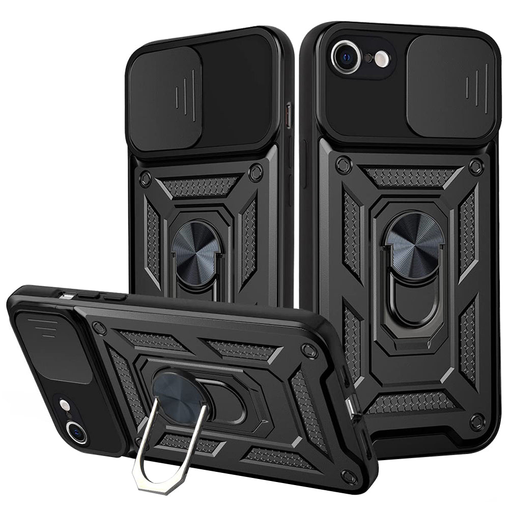 Cover til Apple iPhone 6 / 6s, Techsuit, CamShield, Sort