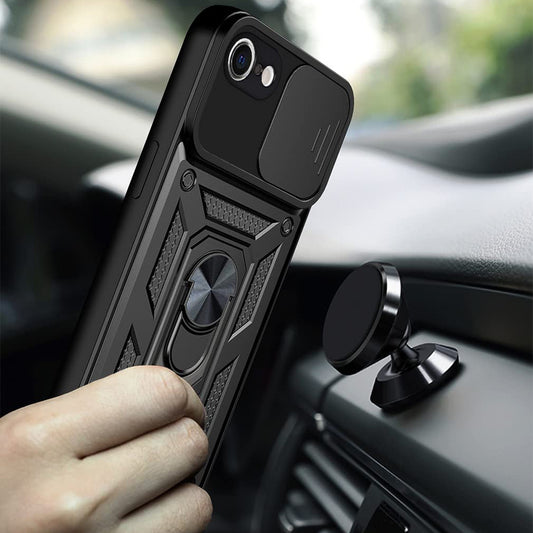 Cover til Apple iPhone 6 / 6s, Techsuit, CamShield, Sort
