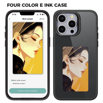 Cover til Apple iPhone 13 Pro Max, OEM, Tilpasset E-Ink Display, Sort