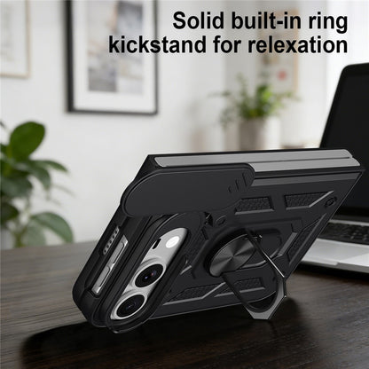 Etui til Apple iPhone Duo, Techsuit, CamShield, gylden