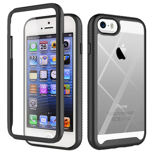 Cover til Apple iPhone SE (2016) / 5 / 5s, Techsuit, Defense360 Pro, Sort