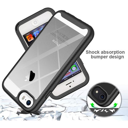 Cover til Apple iPhone SE (2016) / 5 / 5s, Techsuit, Defense360 Pro, Sort