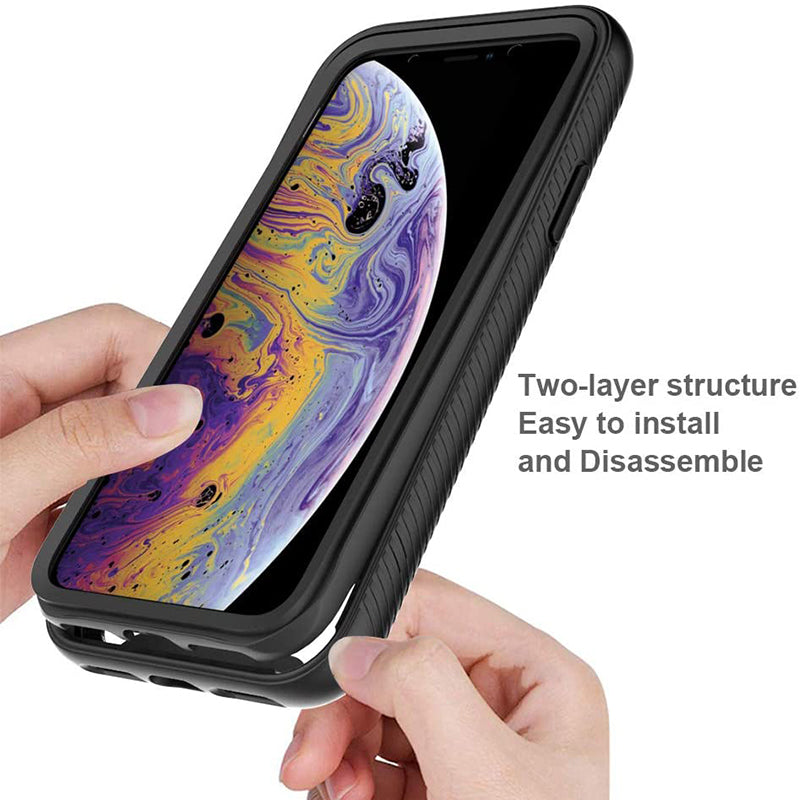 Cover til Apple iPhone SE (2016) / 5 / 5s, Techsuit, Defense360 Pro, Sort