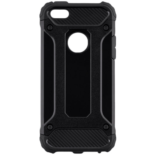 Cover til Apple iPhone SE (2016) / 5 / 5s, Techsuit, Hybrid Armor, Sort