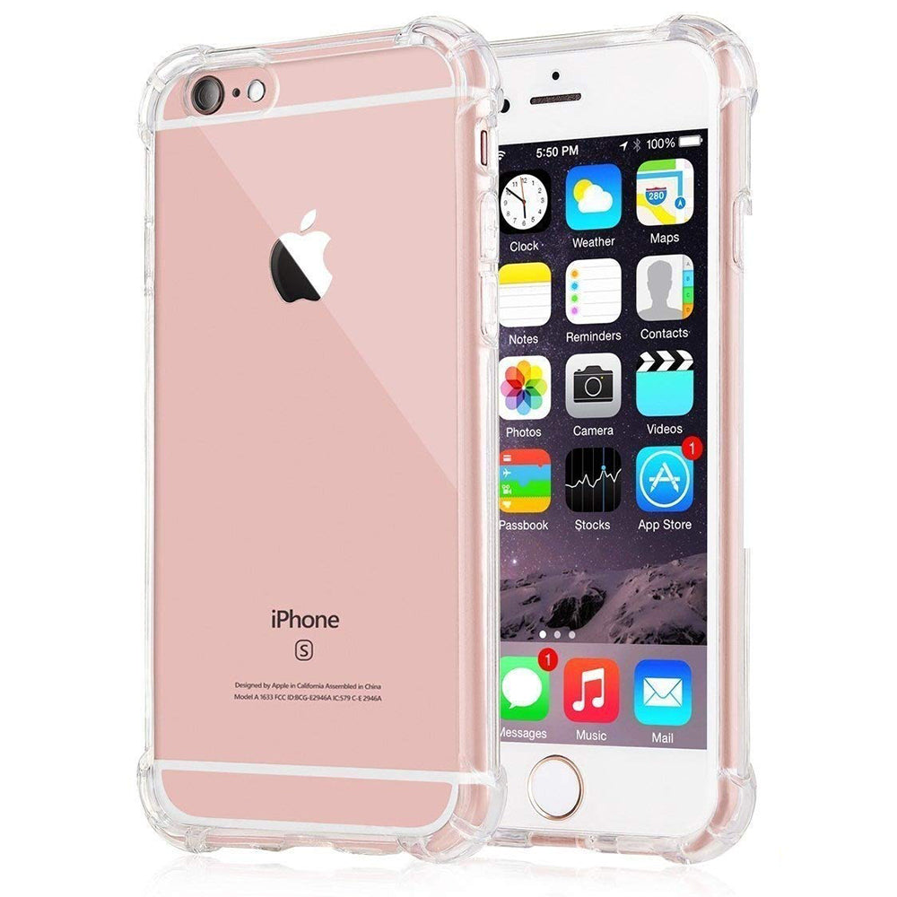 Cover til Apple iPhone SE (2016) / 5 / 5s, Techsuit, Stødabsorberende Klar, Transparent