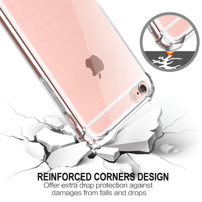 Cover til Apple iPhone SE (2016) / 5 / 5s, Techsuit, Stødabsorberende Klar, Transparent