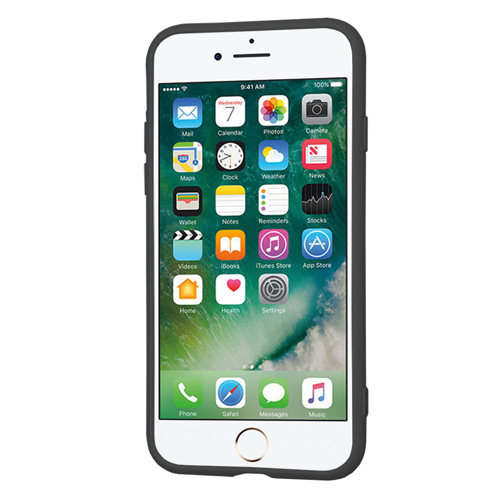 Cover til Apple iPhone SE (2022) / SE (2020) / 8 / 7, Techsuit, SoftFlex, Sort