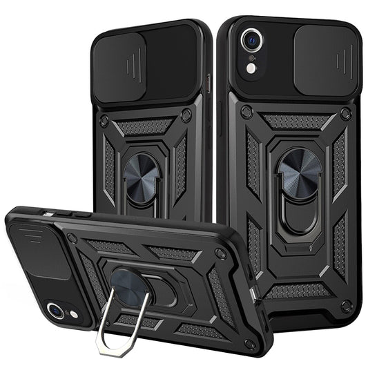 Cover til Apple iPhone XR, Techsuit, CamShield, Sort