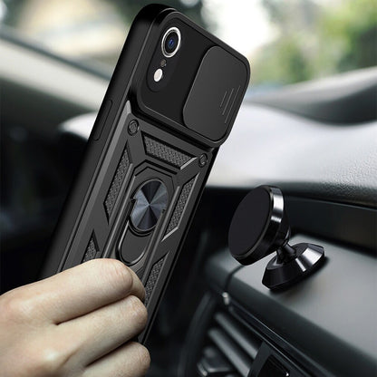 Cover til Apple iPhone XR, Techsuit, CamShield, Sort
