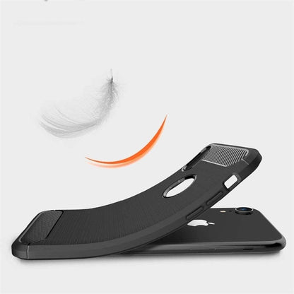 Cover til Apple iPhone XR, Techsuit, Carbon, Sort