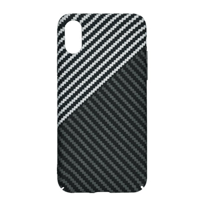 Cover til Apple iPhone XR, Techsuit, Carbonite FiberShell, Sort Grå