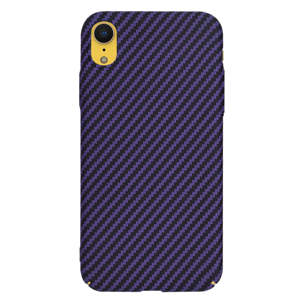 Cover til Apple iPhone XR, Techsuit, Carbonite FiberShell, Lilla