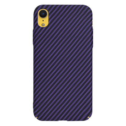 Cover til Apple iPhone XR, Techsuit, Carbonite FiberShell, Lilla