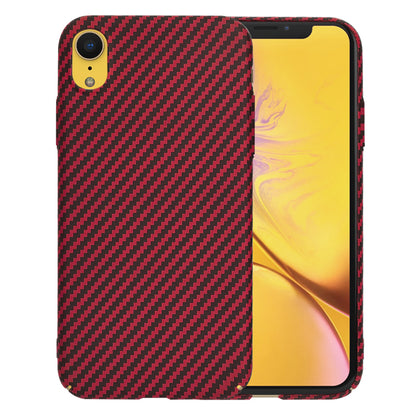 Cover til Apple iPhone XR, Techsuit, Carbonite FiberShell, Rød
