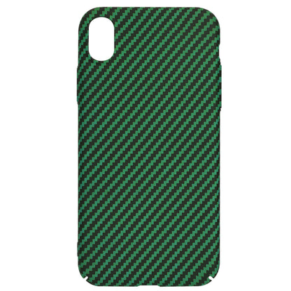 Case for Apple iPhone XR, Techsuit, Carbonite FiberShell, Green