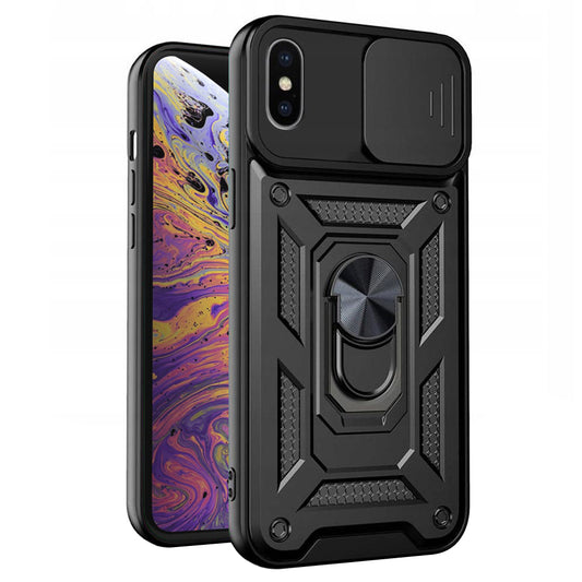 Cover til Apple iPhone XS Max, Techsuit, CamShield, Sort