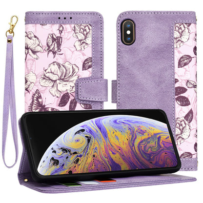 Cover til Apple iPhone XS Max, Techsuit, FlipCraft, Lilla