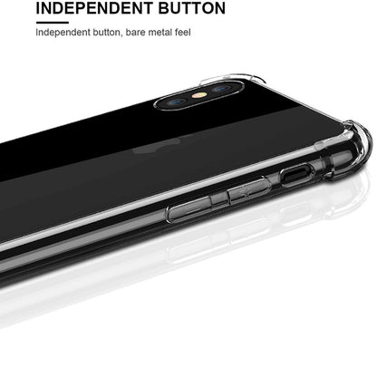 Cover til Apple iPhone XS Max, Techsuit, Stødabsorberende Klar, Transparent