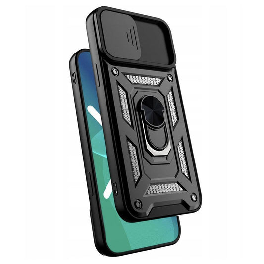 Cover til Apple iPhone XS / X, Techsuit, CamShield, Sort