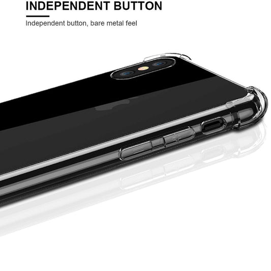 Cover til Apple iPhone XS / X, Techsuit, Stødabsorberende Klar, Transparent