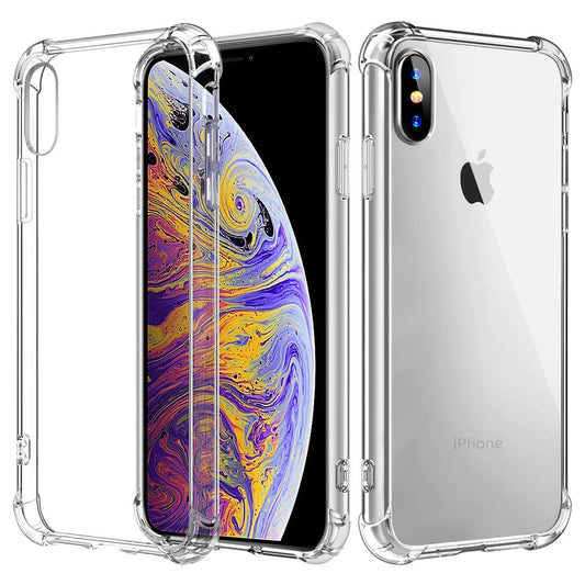 Cover til Apple iPhone XS / X, Techsuit, Stødabsorberende Klar, Transparent