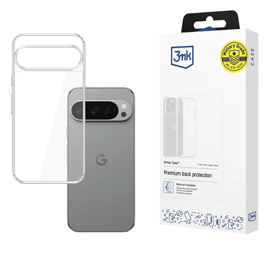 Cover til Google Pixel 10 Pro / 10, 3MK, Armor, Transparent