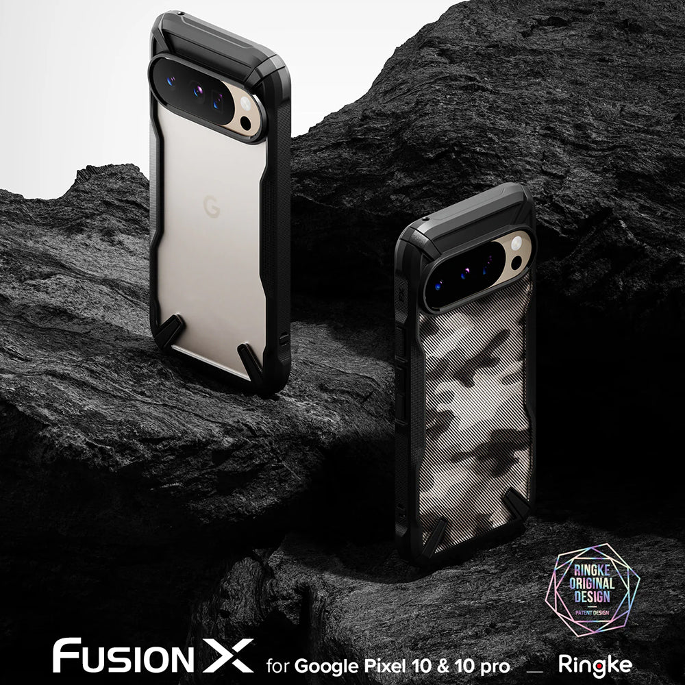 Cover til Google Pixel 10 Pro / 10, Ringke, Fusion X, Sort