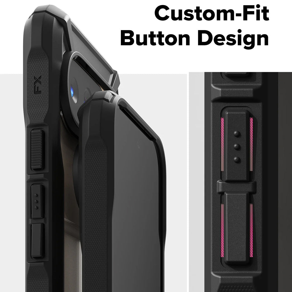 Cover til Google Pixel 10 Pro / 10, Ringke, Fusion X, Sort