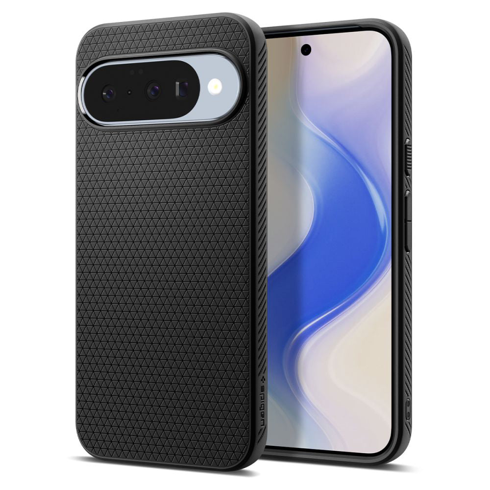 Etui til Google Pixel 10 Pro / 10, Spigen, Liquid Air, Mat Sort
