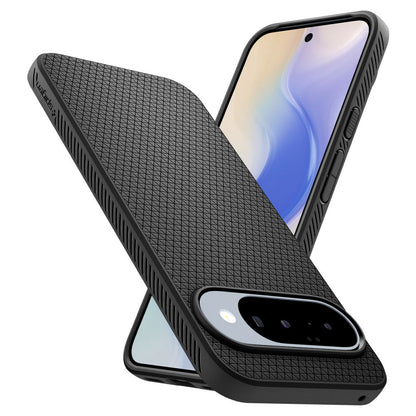 Etui til Google Pixel 10 Pro / 10, Spigen, Liquid Air, Mat Sort