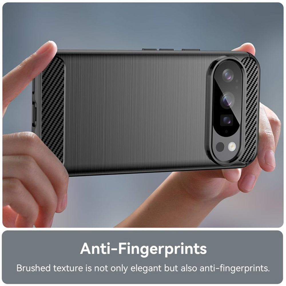 Cover til Google Pixel 10 Pro / 10, Techsuit, Carbon, Sort