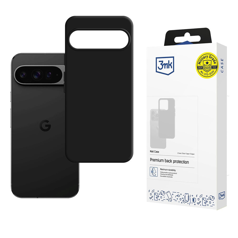 Cover til Google Pixel 10 Pro XL, 3MK, Mat Sort