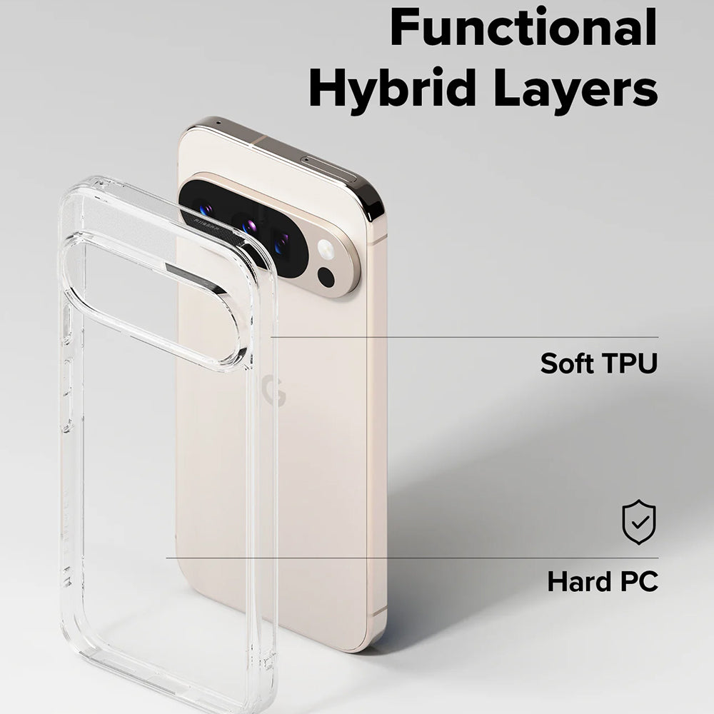 Case for Google Pixel 10 Pro XL, Ringke, Fusion, Transparent
