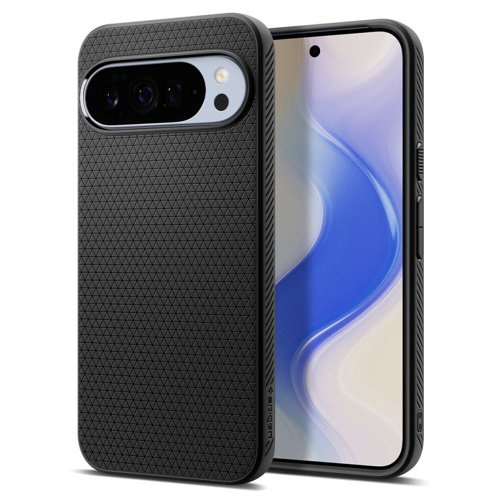 Etui til Google Pixel 10 Pro XL, Spigen, Liquid Air, Mat Sort ACS09737
