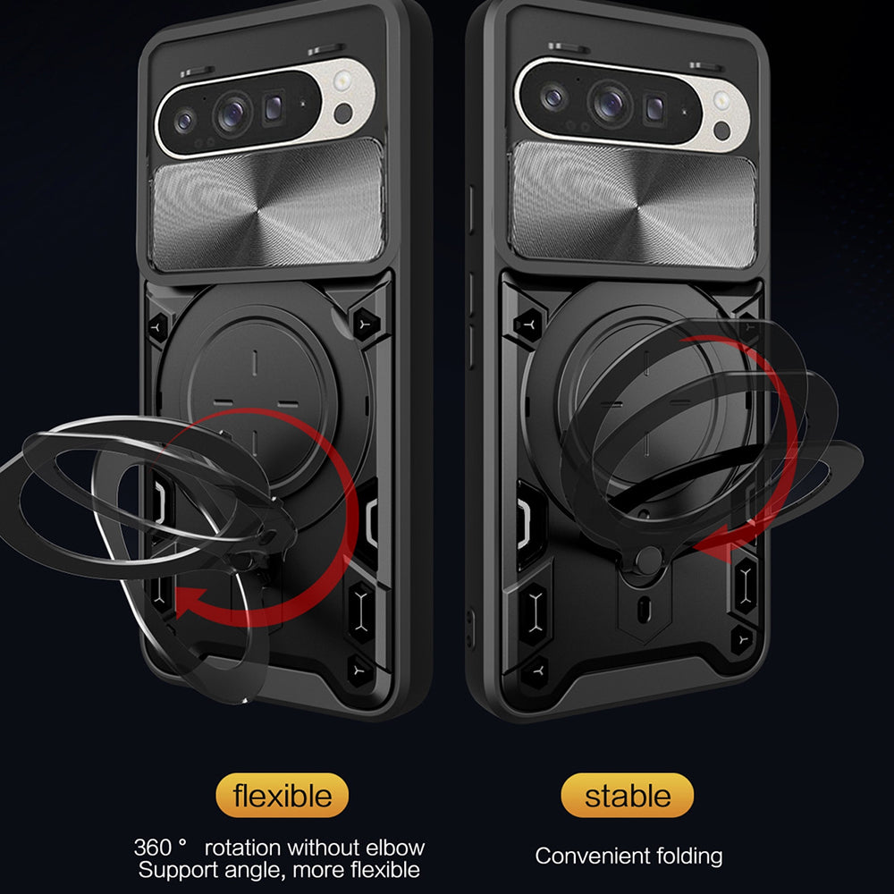 Cover til Google Pixel 10 Pro XL, Techsuit, CamGuard Pro, Lyserød Guld