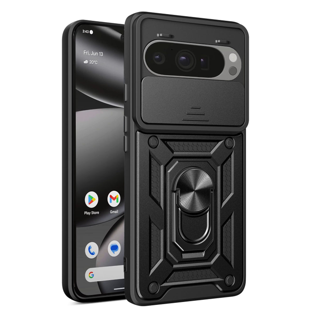 Cover til Google Pixel 10 Pro XL, Techsuit, CamShield, Sort