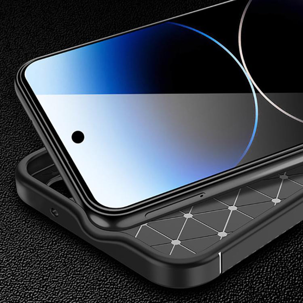 Cover til Google Pixel 10 Pro XL, Techsuit, CarbonFiber, Sort