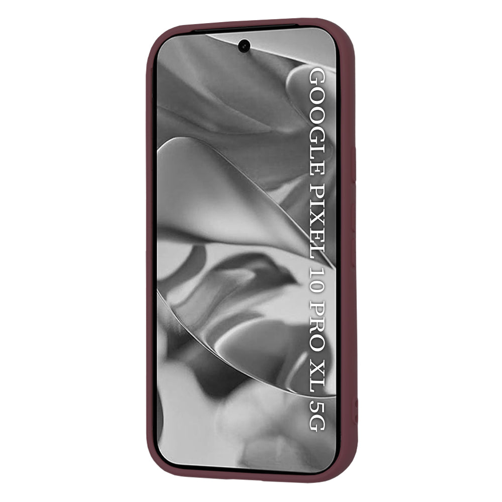 Cover til Google Pixel 10 Pro XL, Techsuit, SoftFlex, Vinrød