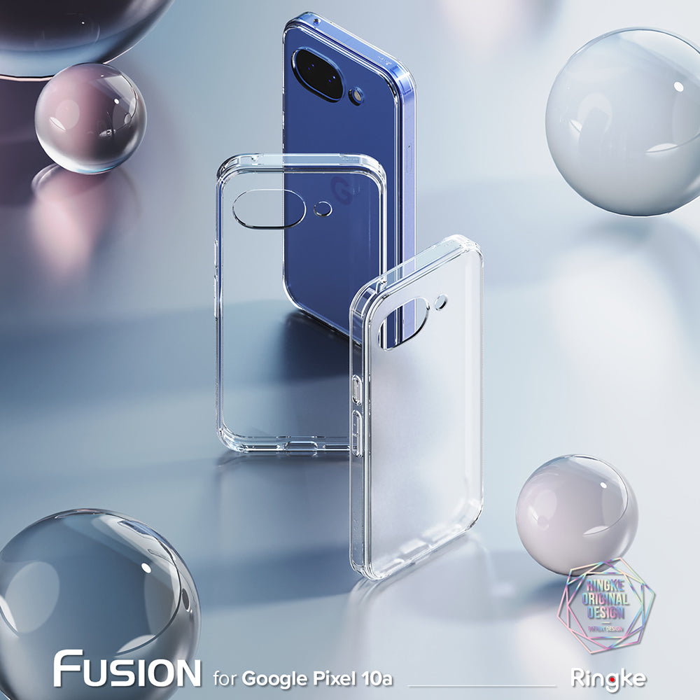 Etui til Google Pixel 10a, Ringke, Fusion, Mat Transparent