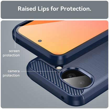 Cover til Google Pixel 10a, Techsuit, Carbon, Blå