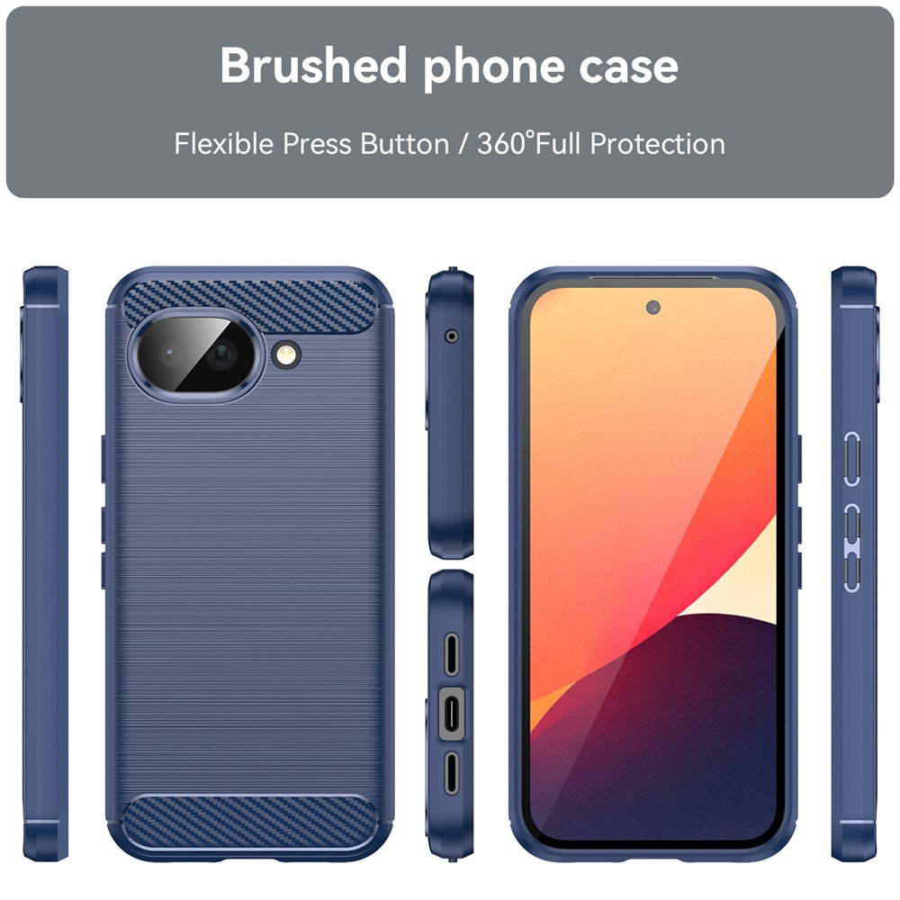 Cover til Google Pixel 10a, Techsuit, Carbon, Blå
