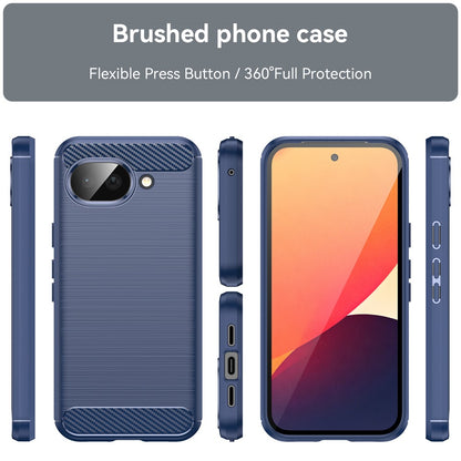 Cover til Google Pixel 10a, Techsuit, Carbon, Blå