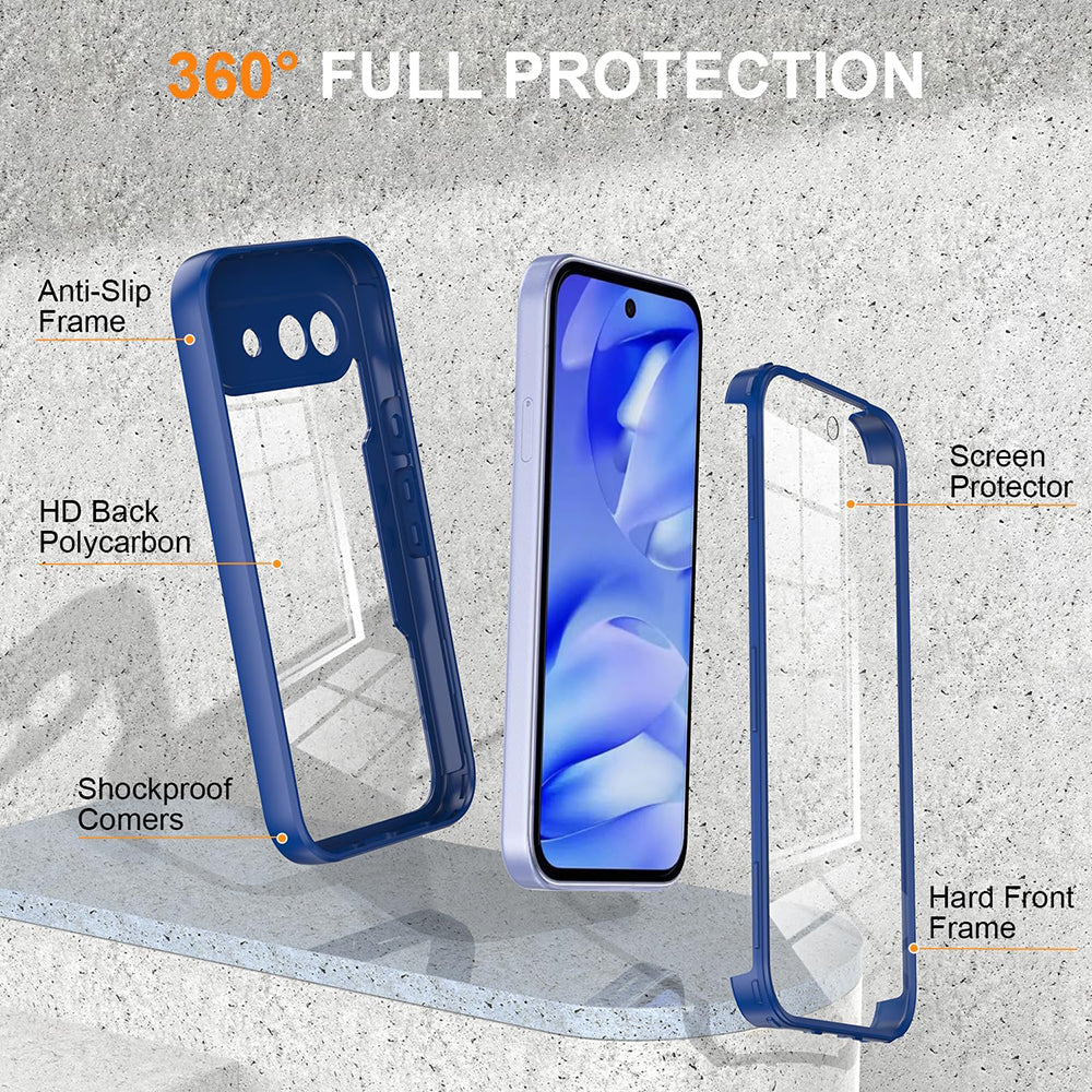 Etui til Google Pixel 10a, Techsuit, ColorVerse 360, Blå