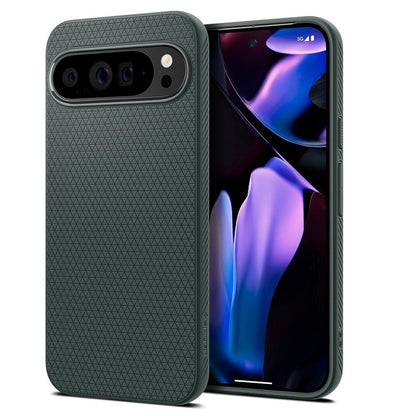Etui til Google Pixel 9 Pro XL, Spigen, Liquid Air, Grøn ACS07717