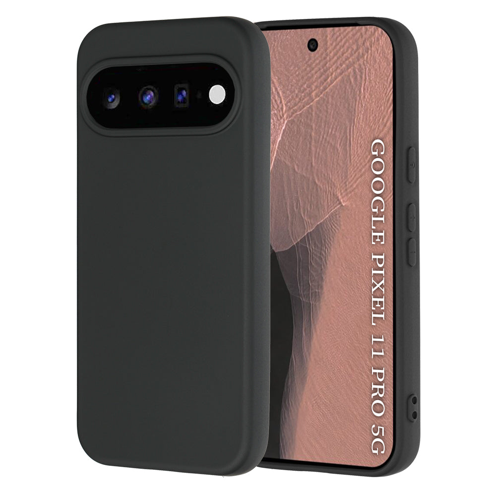 Cover til Google Pixel 11 Pro, Techsuit, SoftFlex, Sort