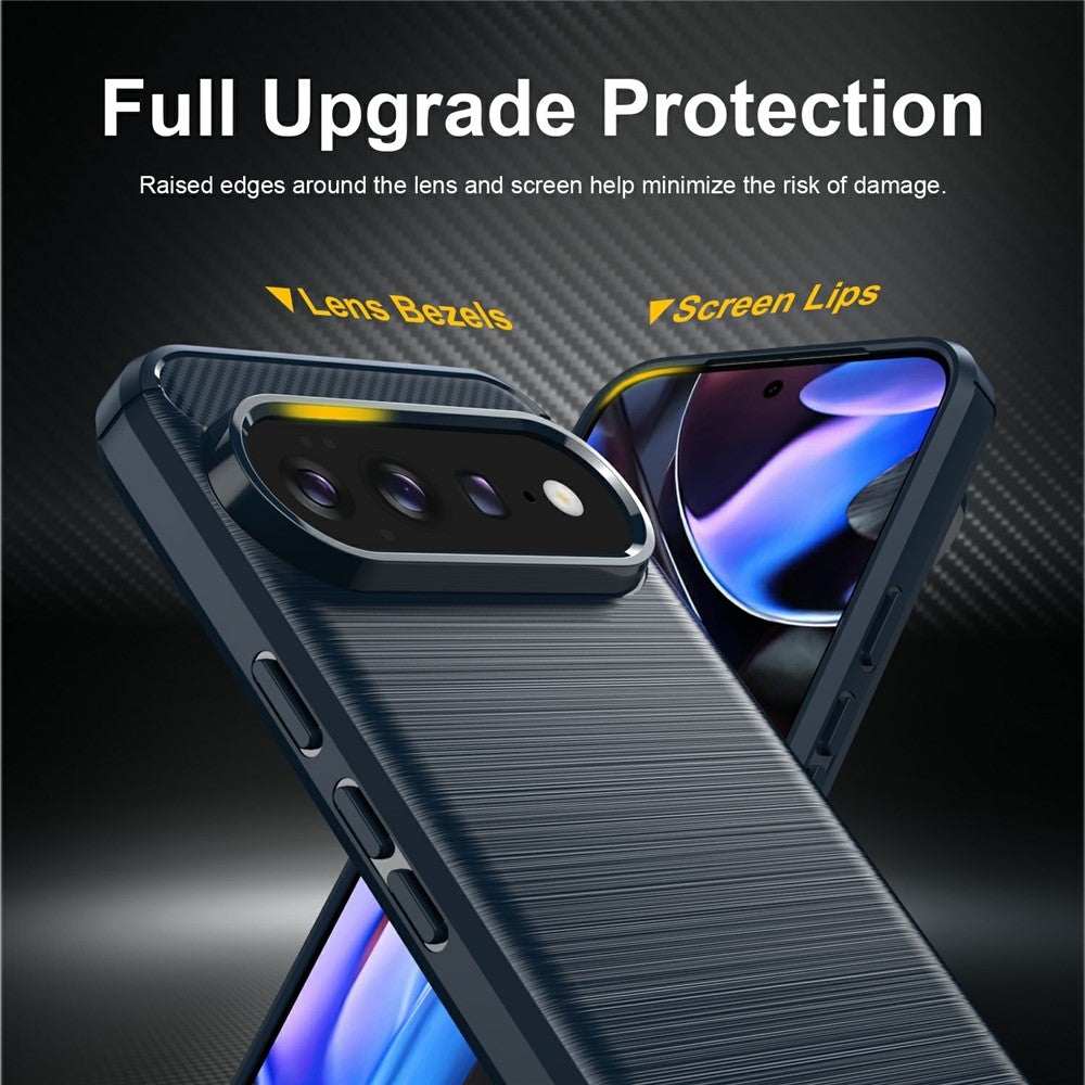 Cover til Google Pixel 11 Pro XL, Techsuit, Carbon, Blå